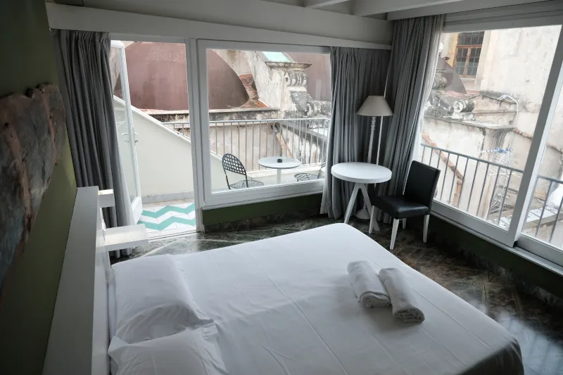 camera deluxe Quintocanto Hotel Palermo