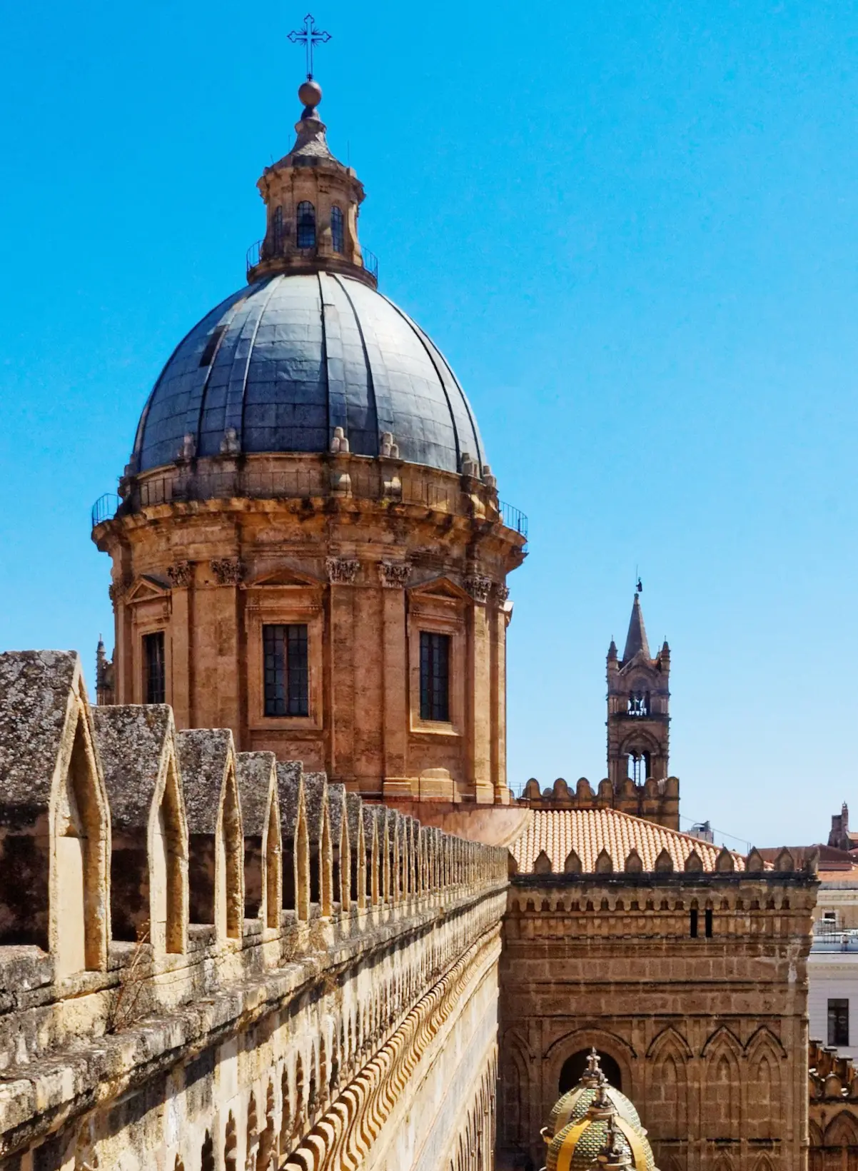 i tetti della cattedrale di palermo